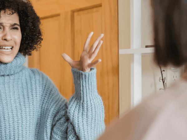 Een conflict tussen twee collega's op werk