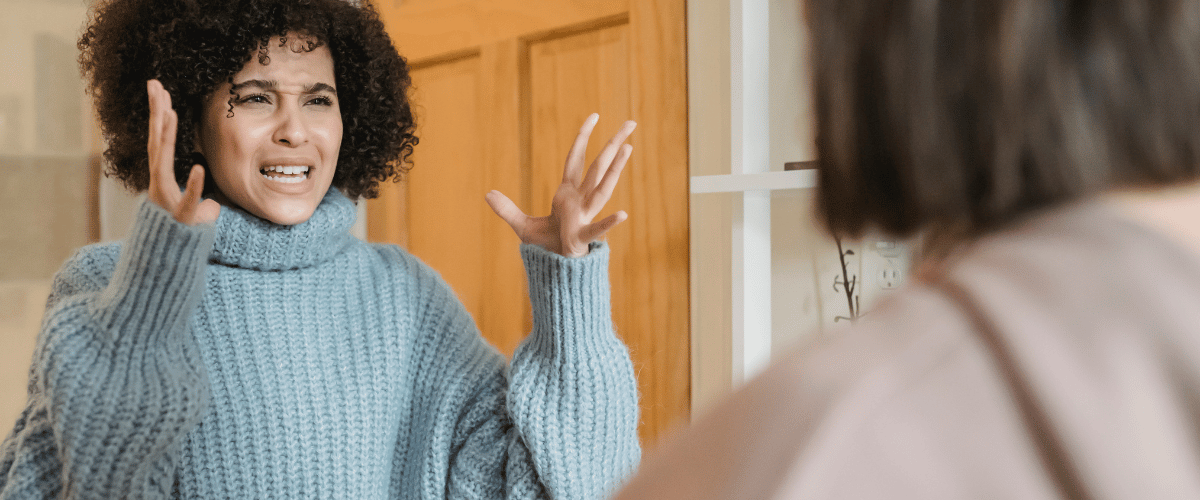 Een conflict tussen twee collega's op werk